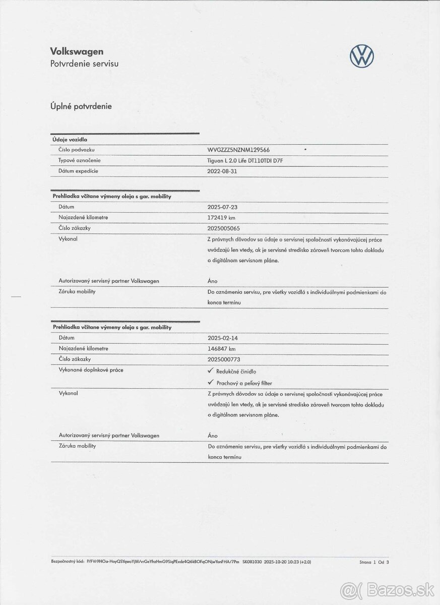 VW Tiguan 2022 Allspace 2.0 TDI EVO SCR Life DSG -NEBÚRANÉ - 19