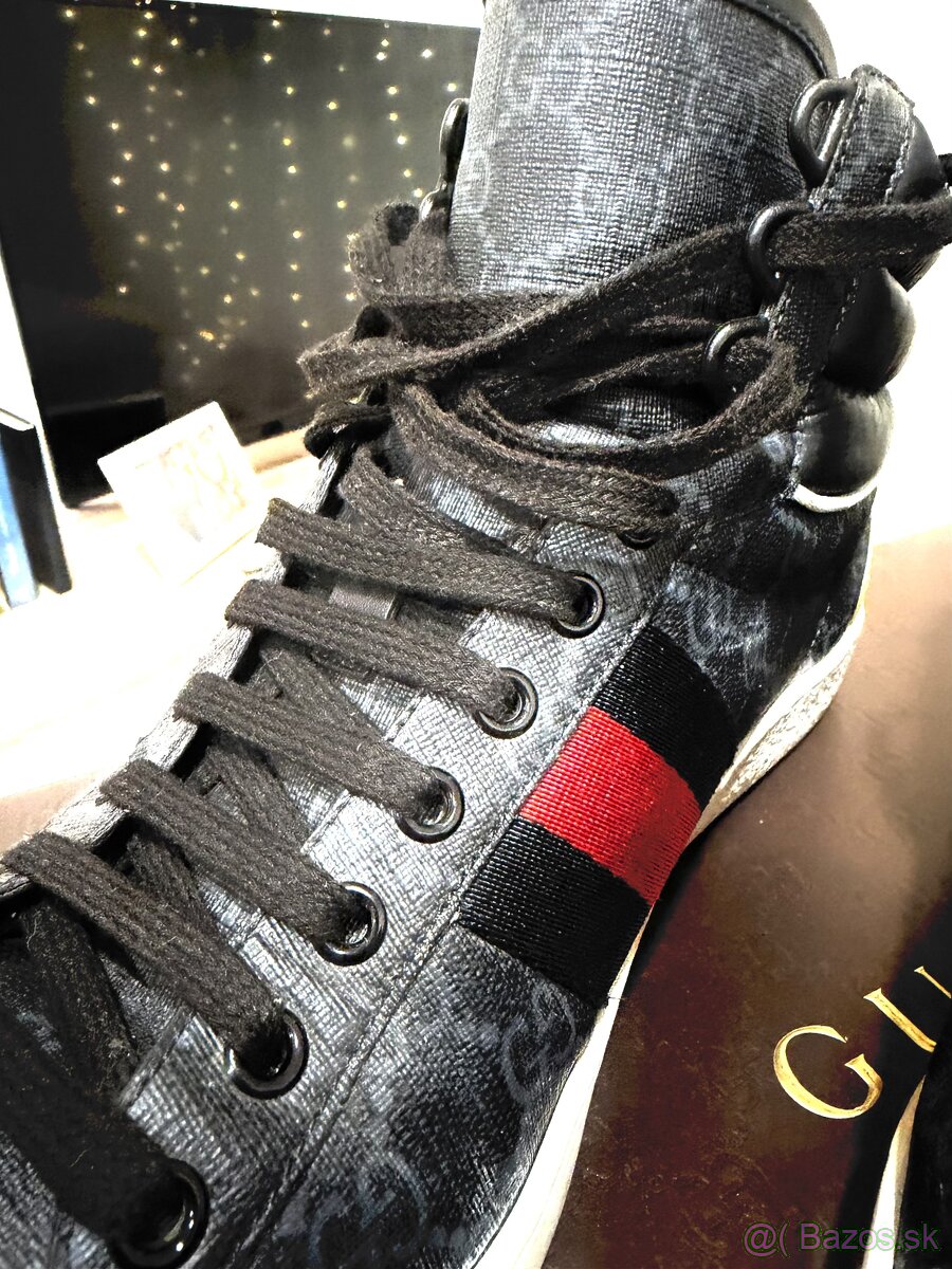 Gucci Ace GG High Top Black edition 555197 - 19