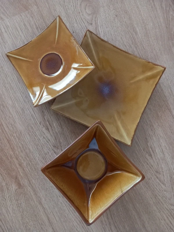 Staršia 3ks servírovacia sada po rodičoch, keramika-kamenina - 19