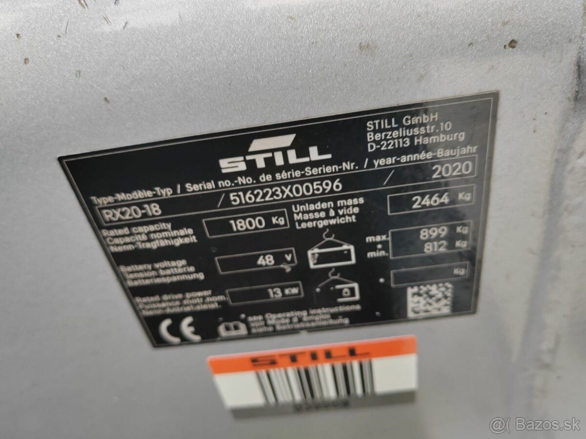 Elektricky VZV STILL RX 20-18 LI-ON - 19