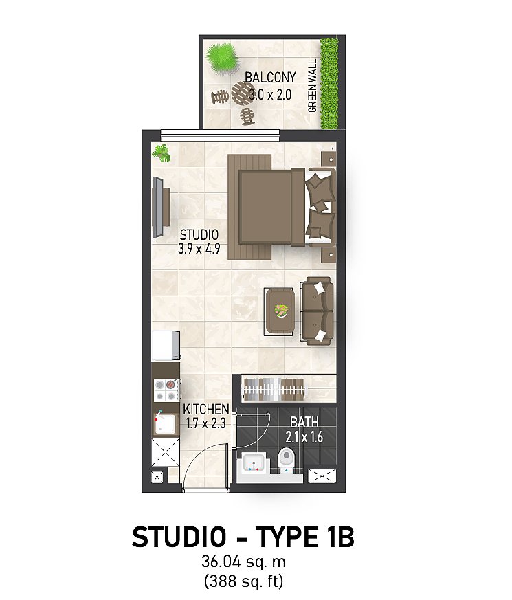 Prémiové ekologické apartmány v Dubaji Jumeirah Village Circ - 19