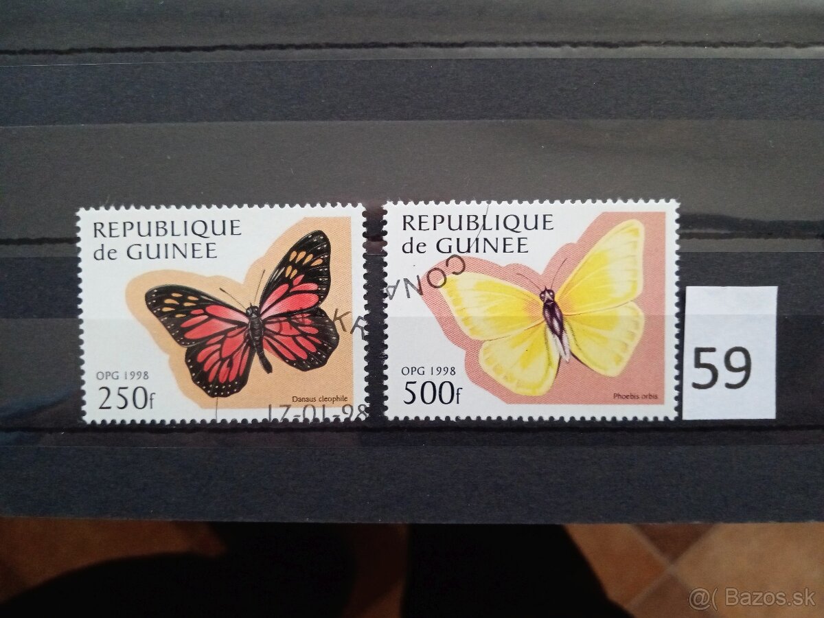 Poštové známky č.473 - AFRIKA III. - 20 sérií - 19