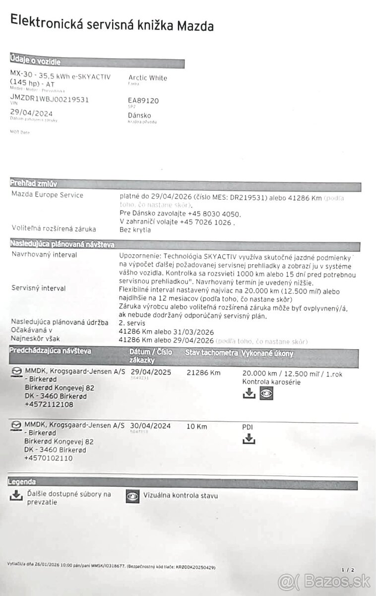 Mazda MX-30 e-Skyactiv Exclusive-line r.04/2024 - 19