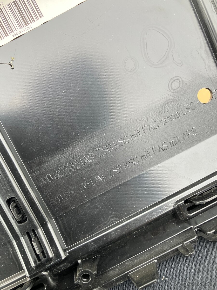 maska mrizka grill audi q7 19- cerna sq7 - 19