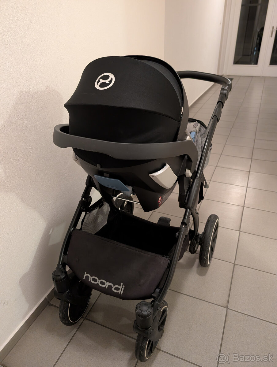 Predám kočík Noordi fjordi 3v1 (Dark grey) - 19