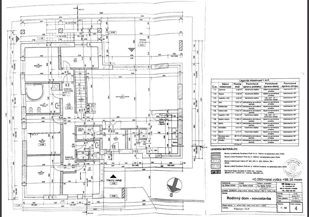 Nadčasový inteligentný bungalov na upravenom pozemku vo VK - 19