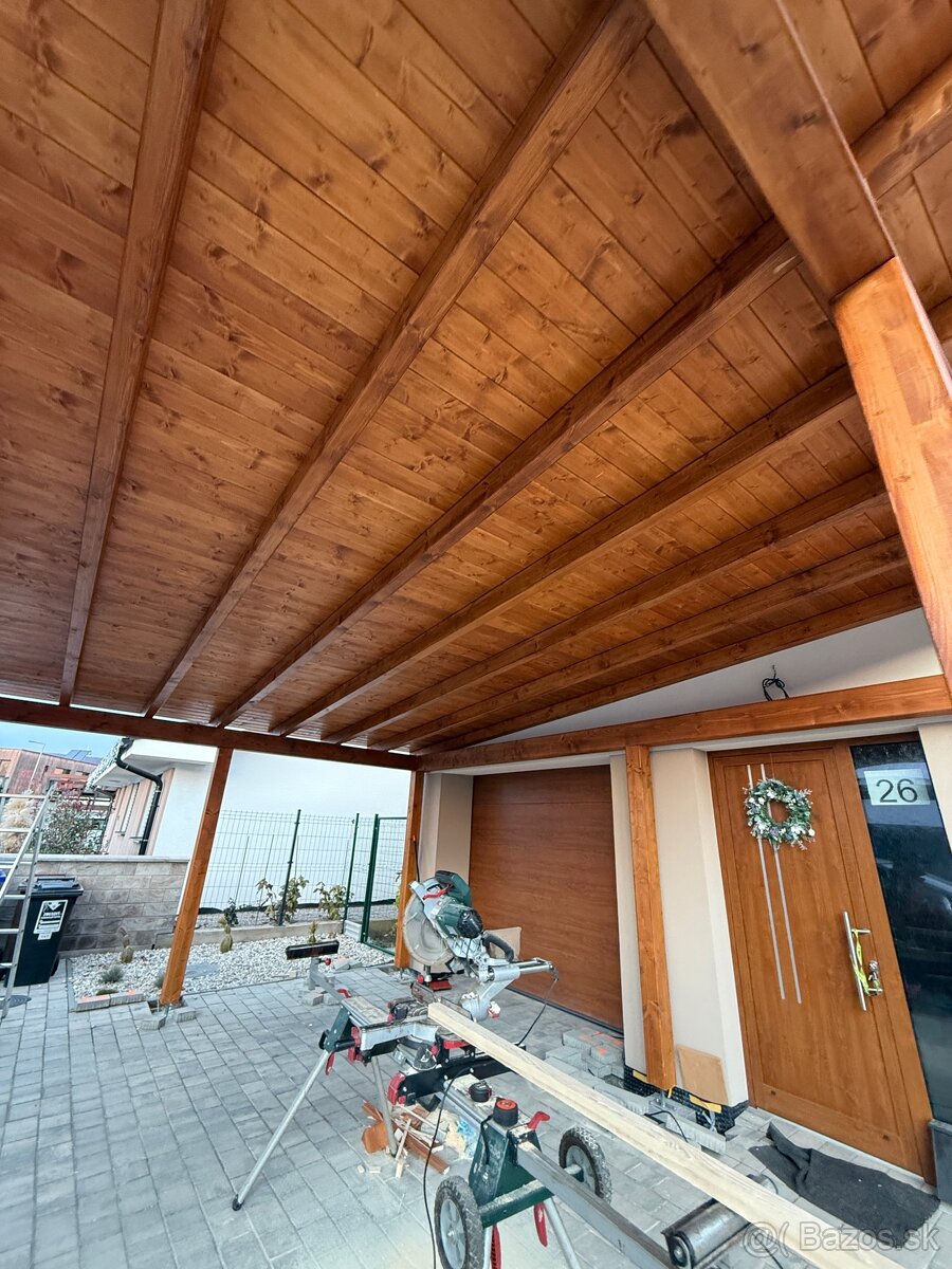 Altánok , pergola , prístrešok stolárske a tesárske práce - 19