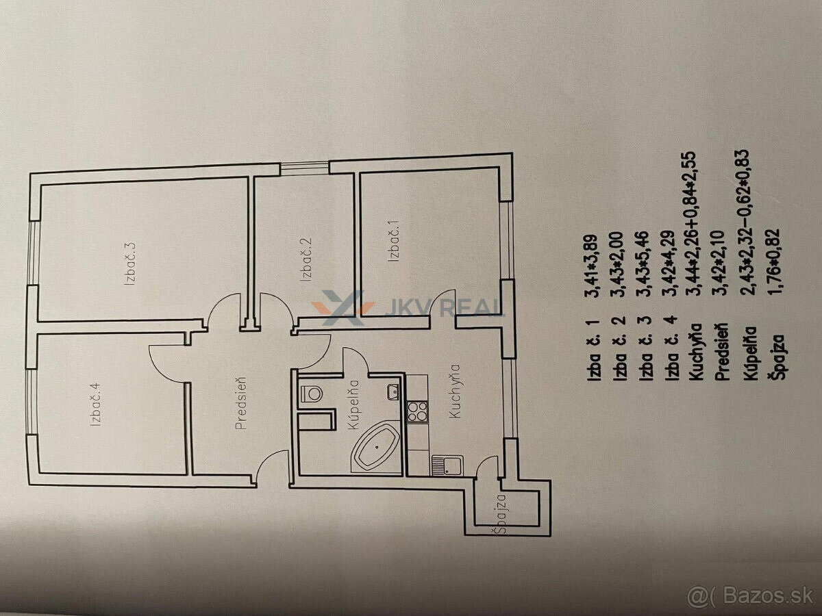 Rodinný 4 izbový byt - 19