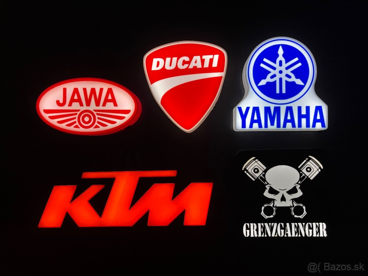 Harley Davidson LED Logo lampa - 19