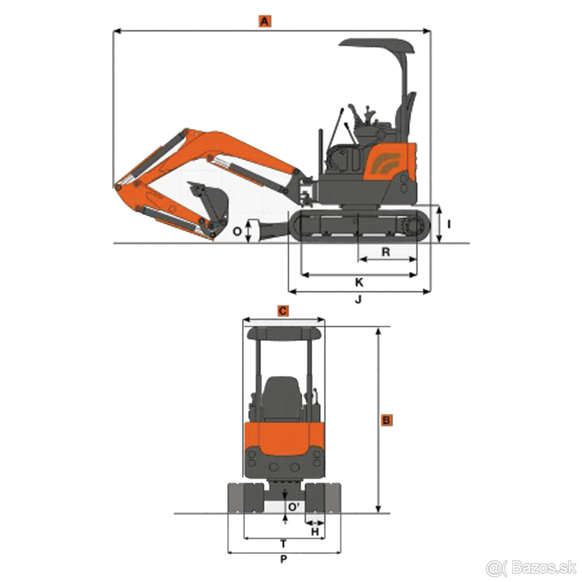 Nový minibager Euro Trade ETB-SD13D - 19