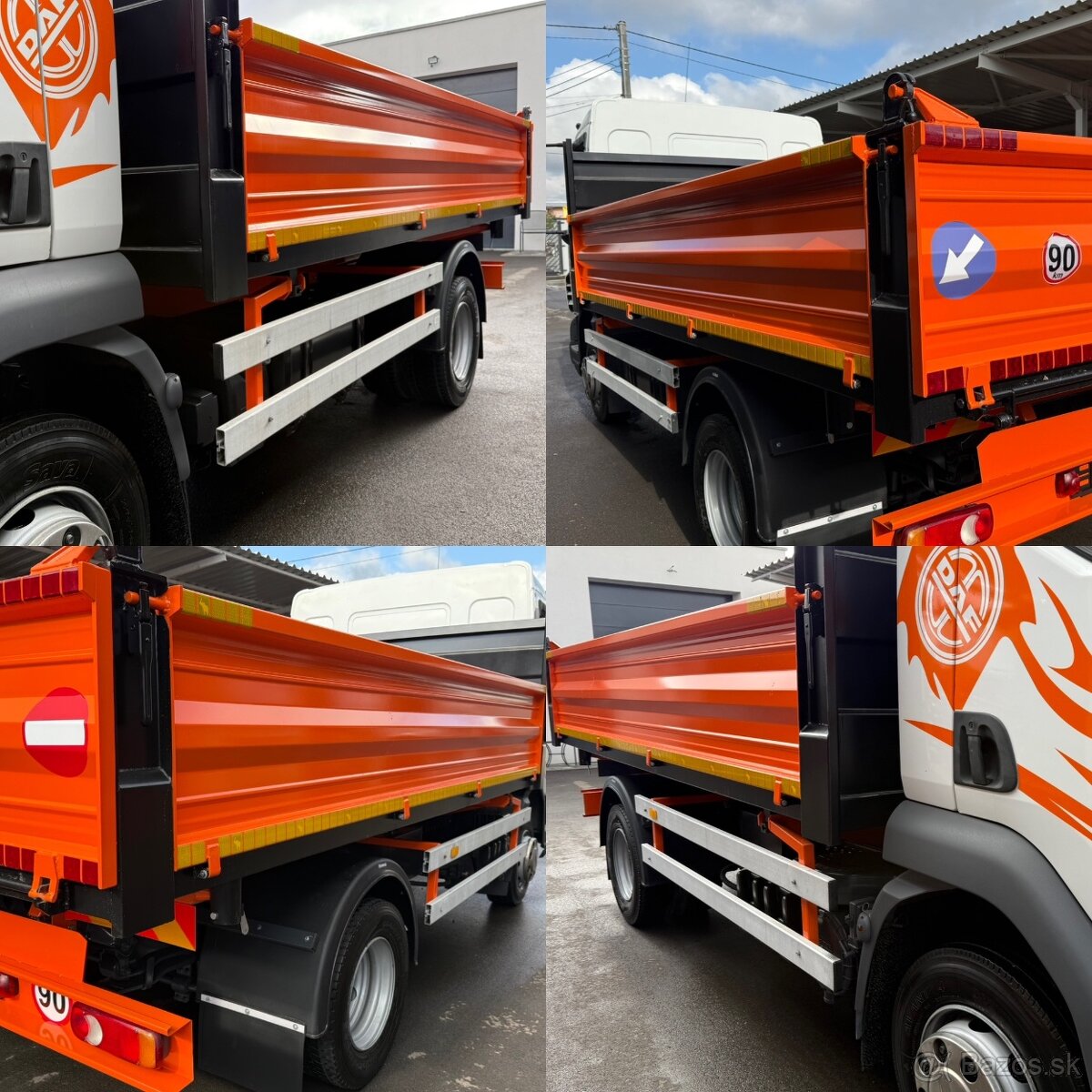 DAF LF12.180 TROJSTRANNÝ SKLÁPAČ VYKLÁPAČ KIPPER - 19