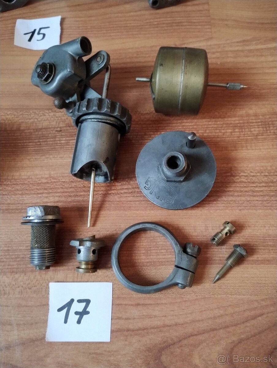 Karburátory Pérák, kývačka, panelka, californian, skůtr, atd - 19