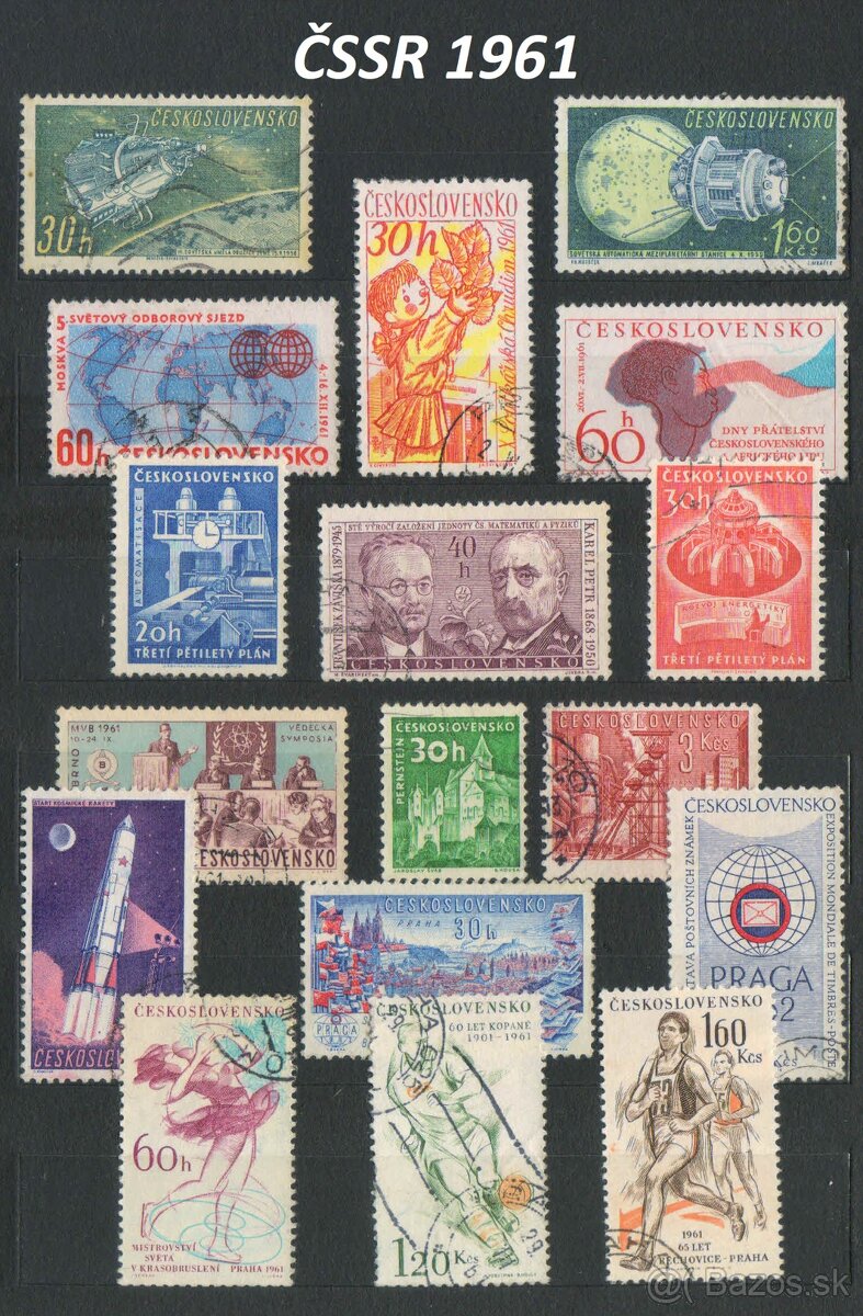Poštové známky, filatelia: ČSSR 1945-1962 - 19