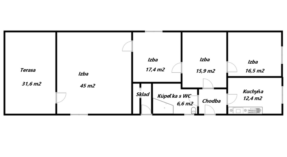 Predaj 4 izbový dom Kolárovo, Poľná 19 - 19