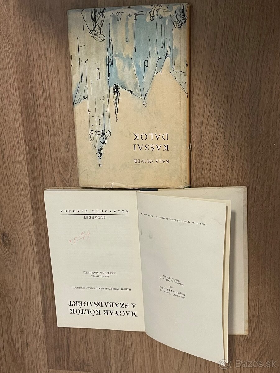 Knihy staré maďarské 1 - 19