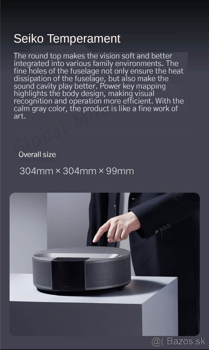 Laserový projektor Formovie Fengmi R1 UST 4K- Nový a zabalen - 19