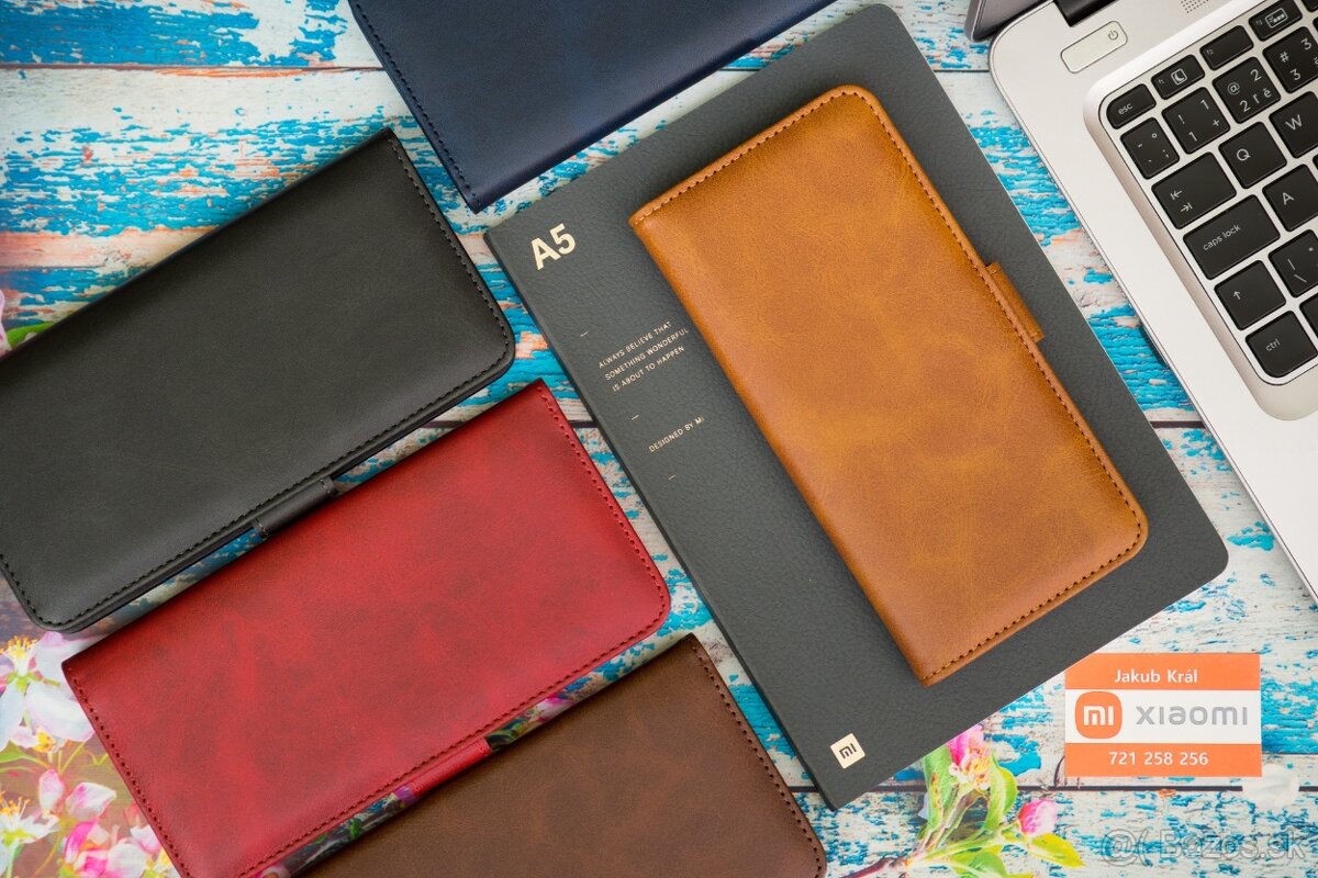 Zatváracie puzdro s bočným pásikom pre Xiaomi, Redmi a Poco - 19