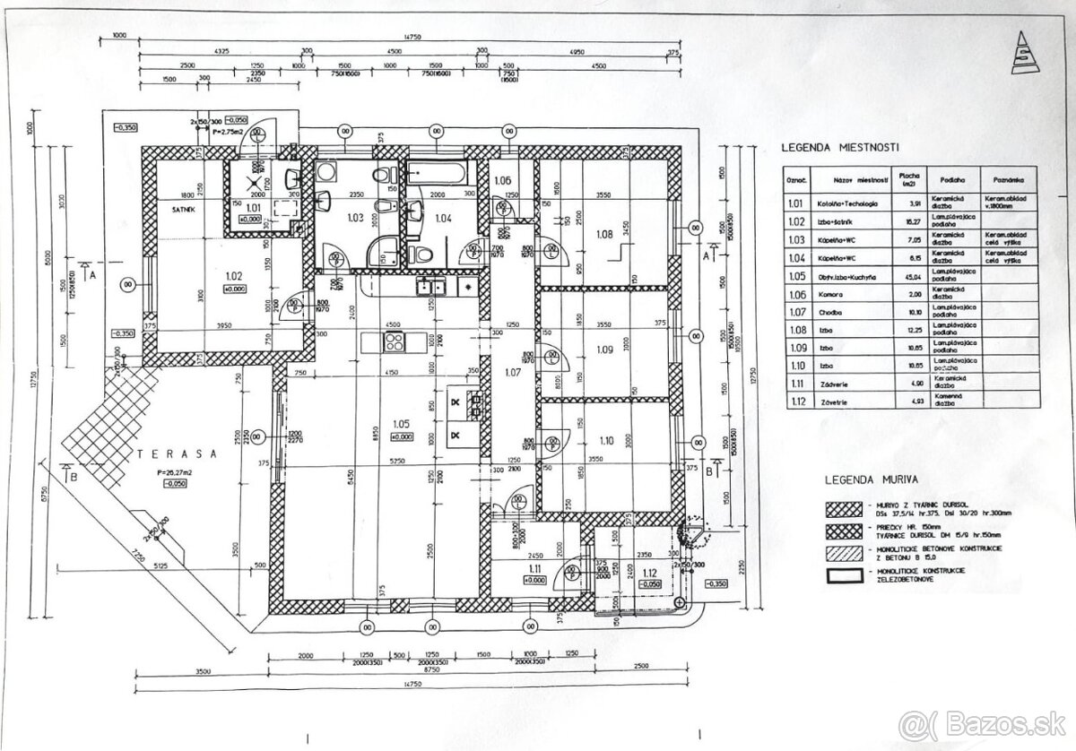NA PREDAJ, Rodinný dom v obci Žehňa – kolaudovaný 2007 - 19