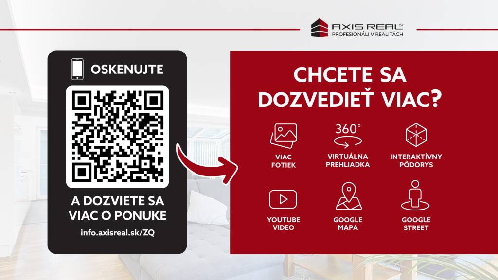 AXIS REAL | Slnečný 3-izbový byt s LODŽIOU, Stará Ľubovňa, K - 19