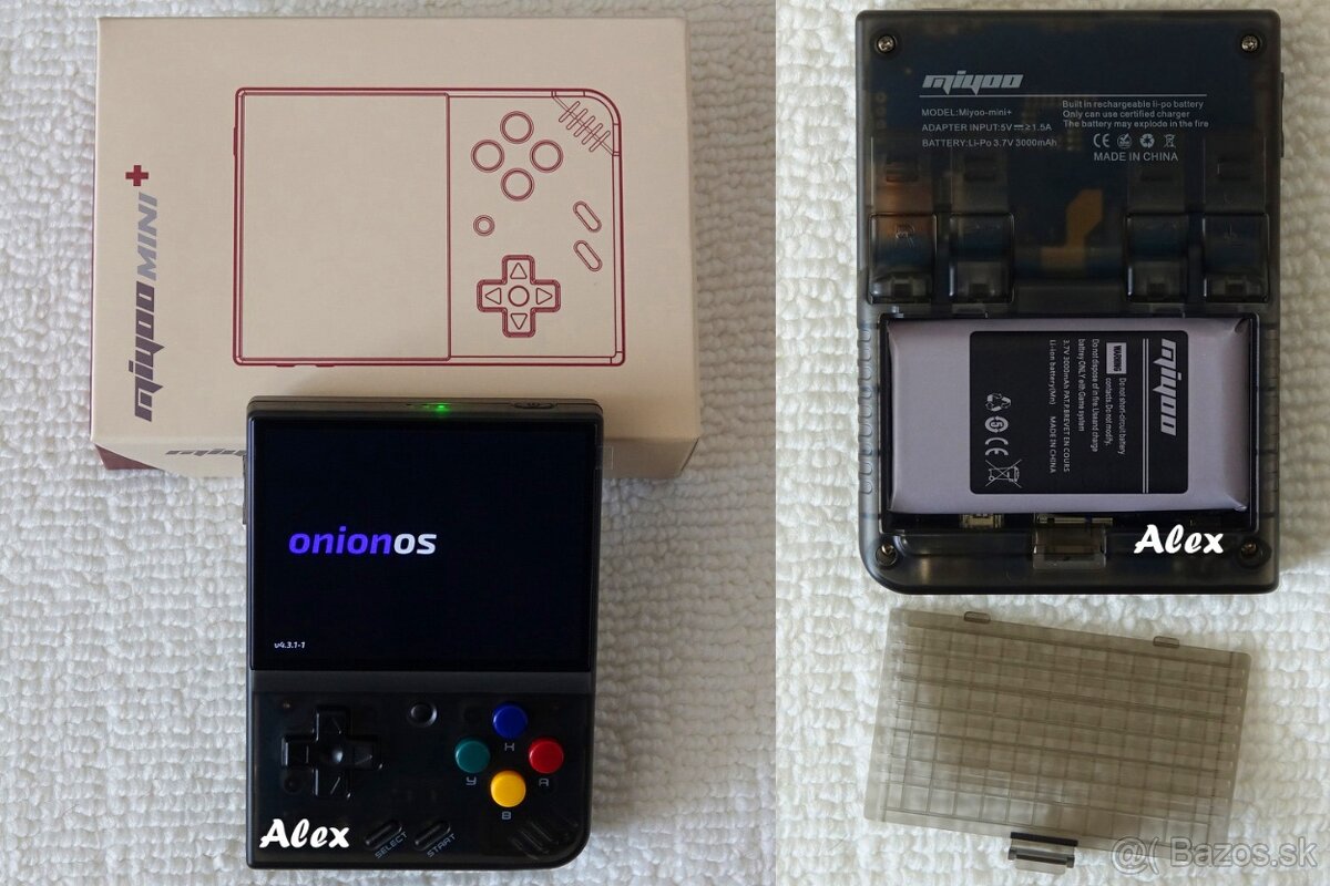 Nové MIYOO Mini Plus - EXTRA Game Boy, Onion, 60 tisíc hier - 19