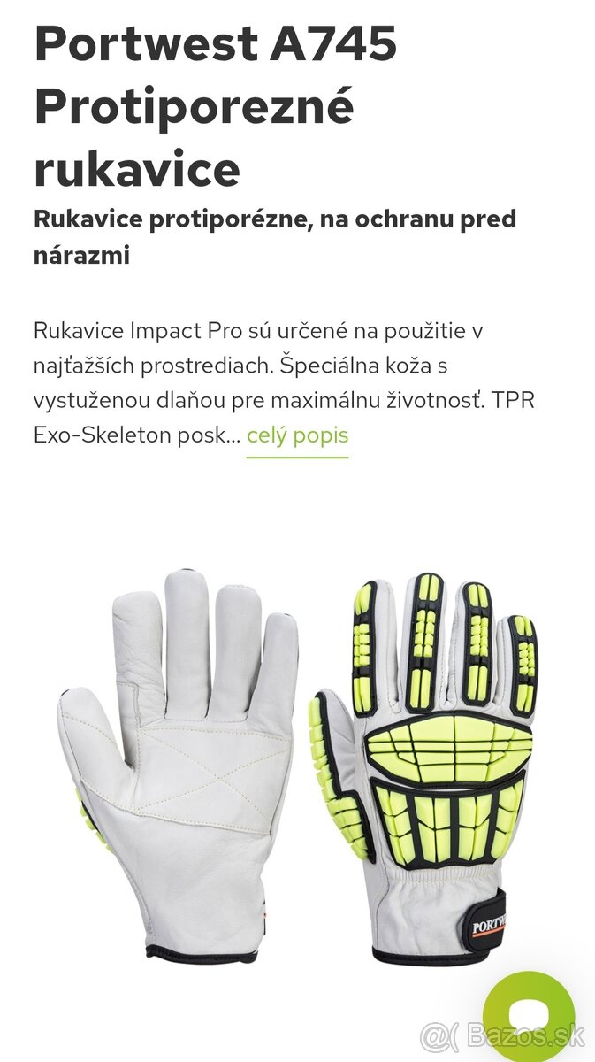 Mix rukavice ANSELL, GUIDE, TEGERA, RG, MW - 19