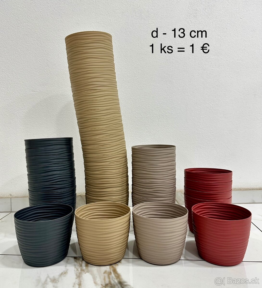 Plastové kvetináče na predaj - 19