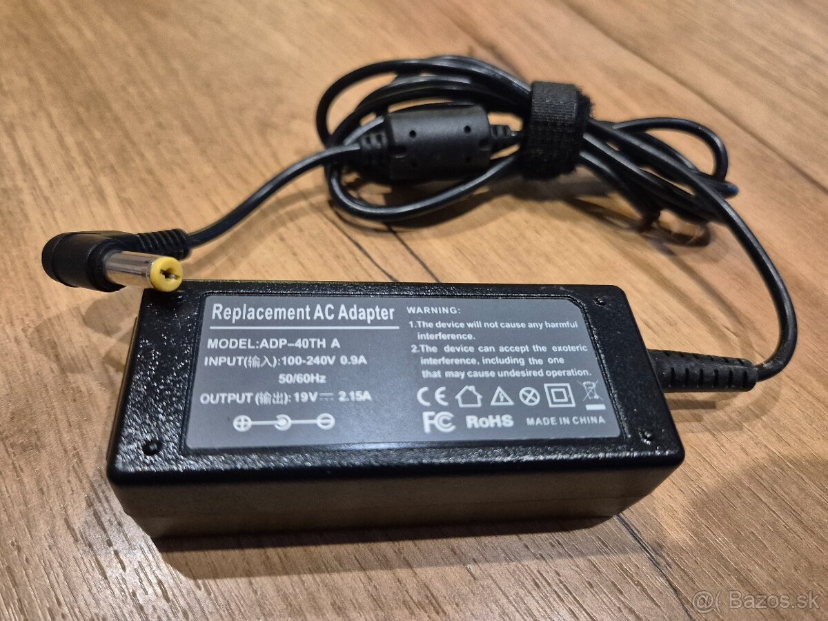 NABÍJAČKA NA NOTEBOOK LENOVO SONY HP HIPRO ACER ASUS - 19