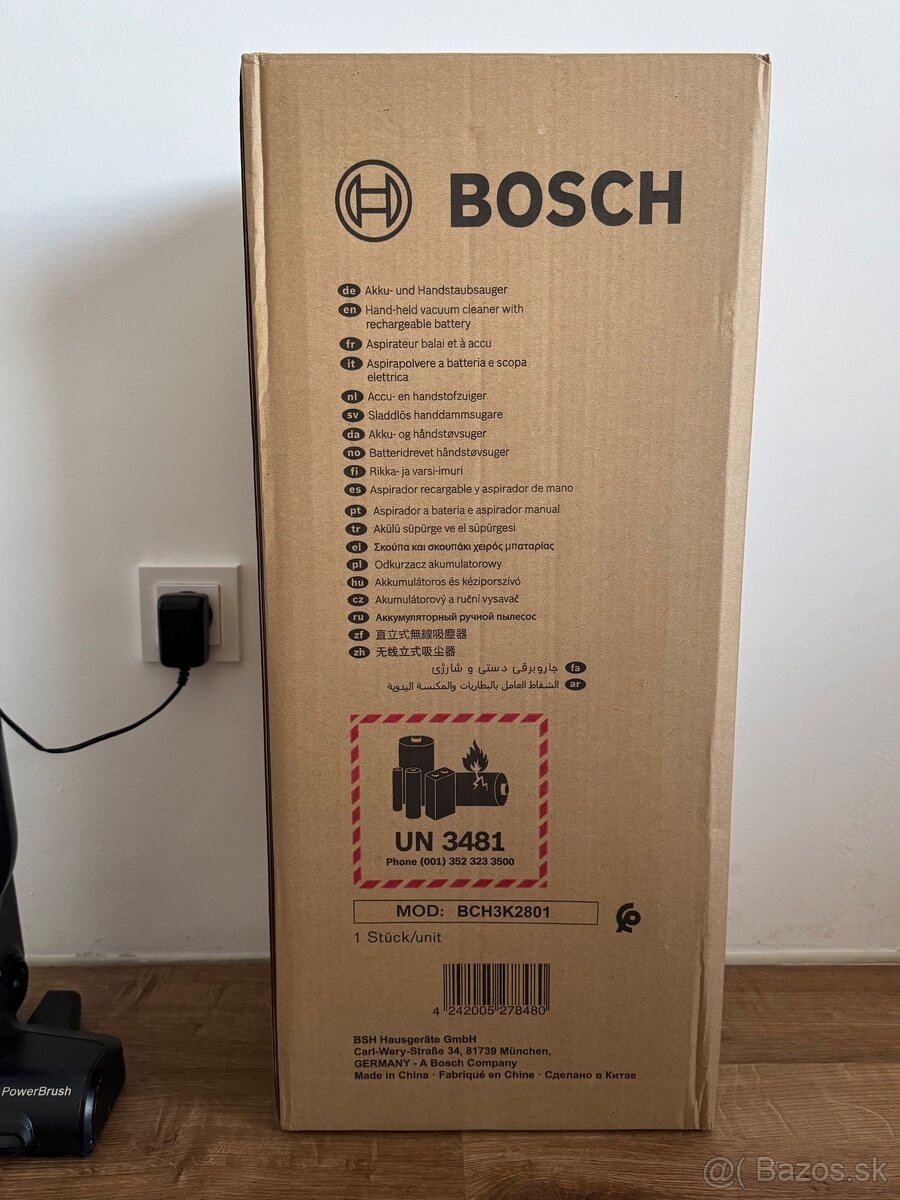 Tyčový aku vysávač 2v1 BOSCH BCH3K2801 - 19