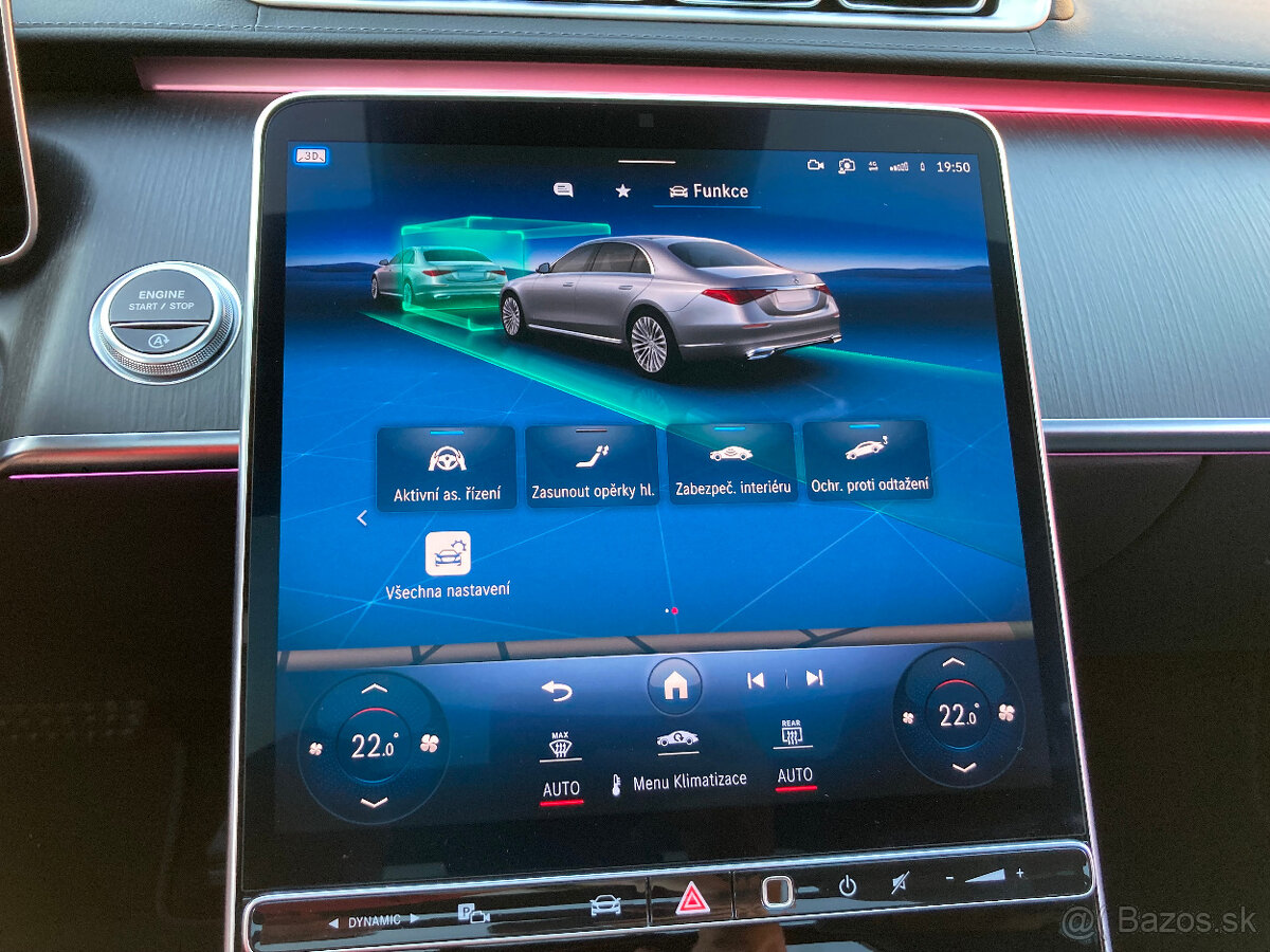 Mercedes S trieda S580 AMG 4x4 | ZARUKA | DPH | Nove 160k - 19