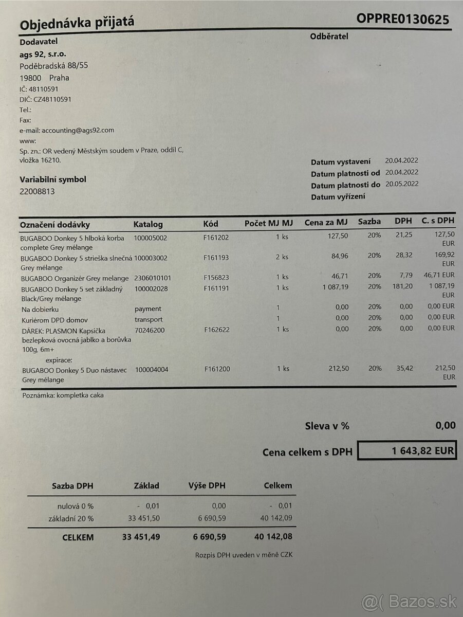 BUGABOO Donkey 5 - Grey mélange - 19
