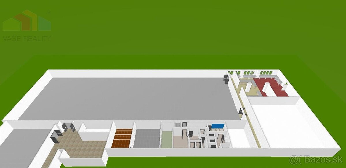 Na prenájom obchodno – reštauračný priestor, 1.207 m², BA – - 19