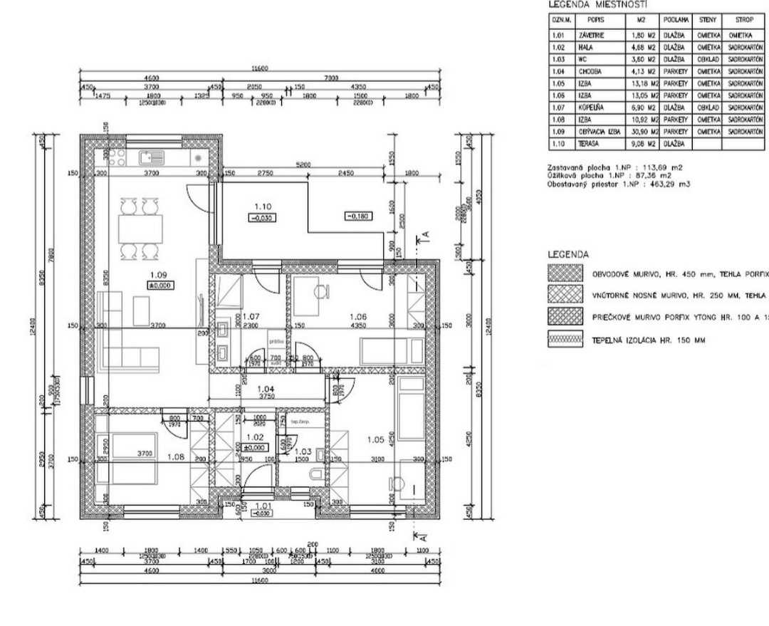 NOVOSTAVBA 4 IZBOVÉHO RODINNÉHO DOMU V ŠTANDARDE, A0+ - 19