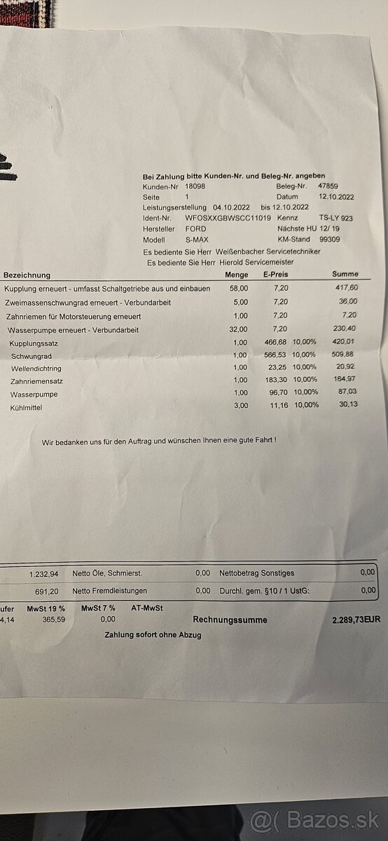 FORD S-MAX 2.0TDCI Titanium 120kw-163ps, rok 2012, 5 miestne - 19