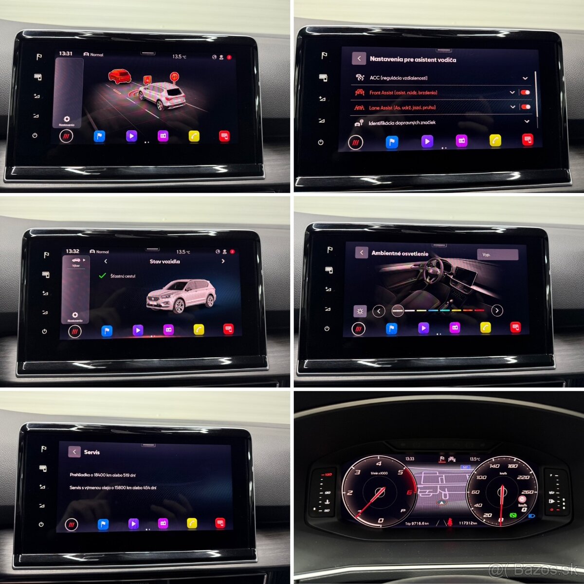 Seat Tarraco EXELLENCE 7miest2022 2.0tdi 110kw DSG 1majiteľ - 19