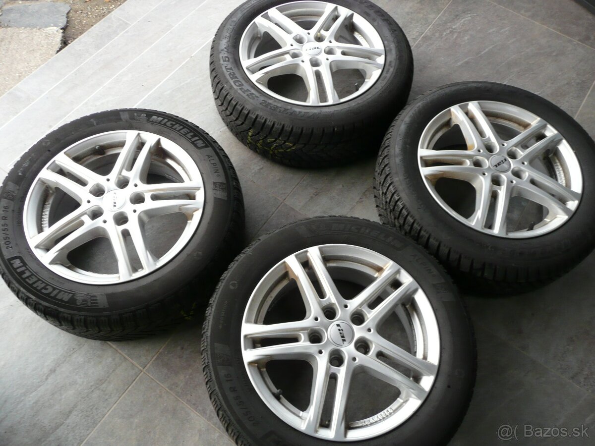 5x112 Zimná sada 205/55 R16 Hliníkové disky+pneumatiky - 19
