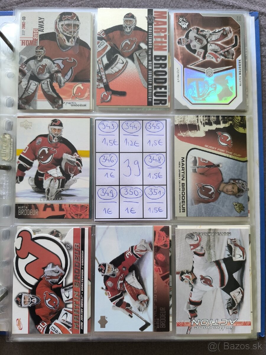 Hokejové kartičky - Martin Brodeur 2 - 19