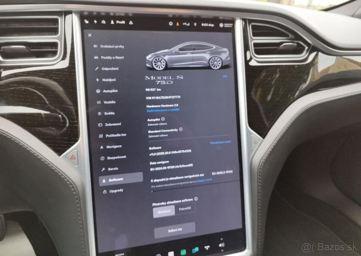 Tesla Model S MODEL S 75D elektro automat 386 kw - 19