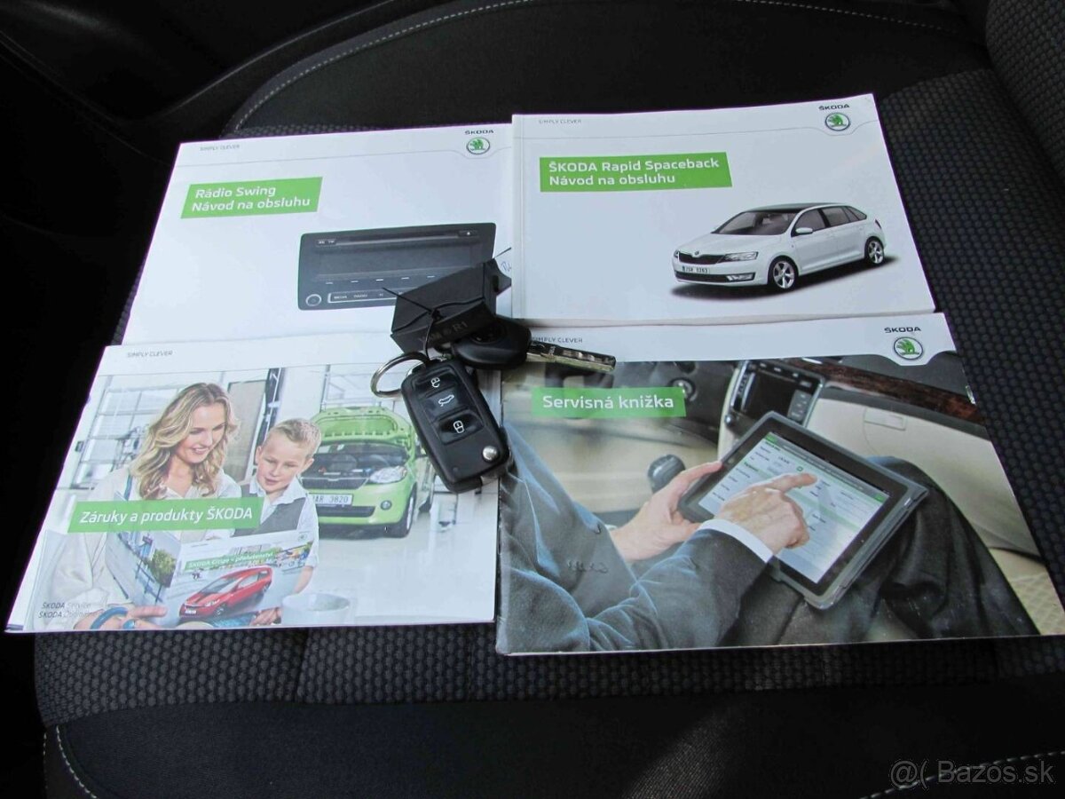 Škoda Rapid Spaceback SB 1.6 TDI Elegance - prvý majiteľ - 19