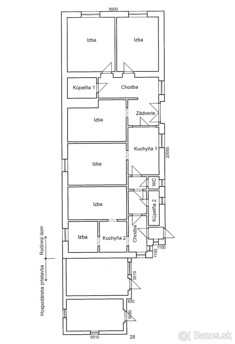 Na predaj veľkorysý RD v meste Veľký Meder - 19
