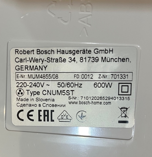 Bosch mum 4855/08 kuchynský robot 600w - 19