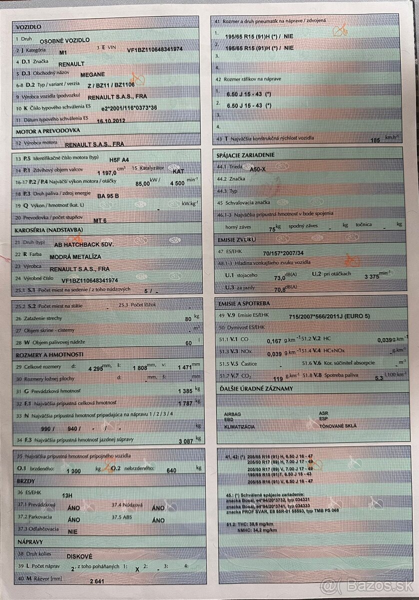 Renault Mégane 1.2 TCe – 55 tis. km | NOVÁ STK | veľký servi - 19