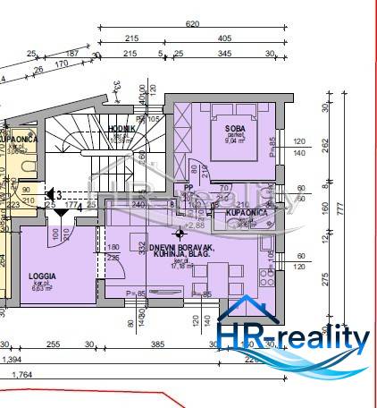 Krásny apartmán v Starej Novalji, 2 rada od mora - 19