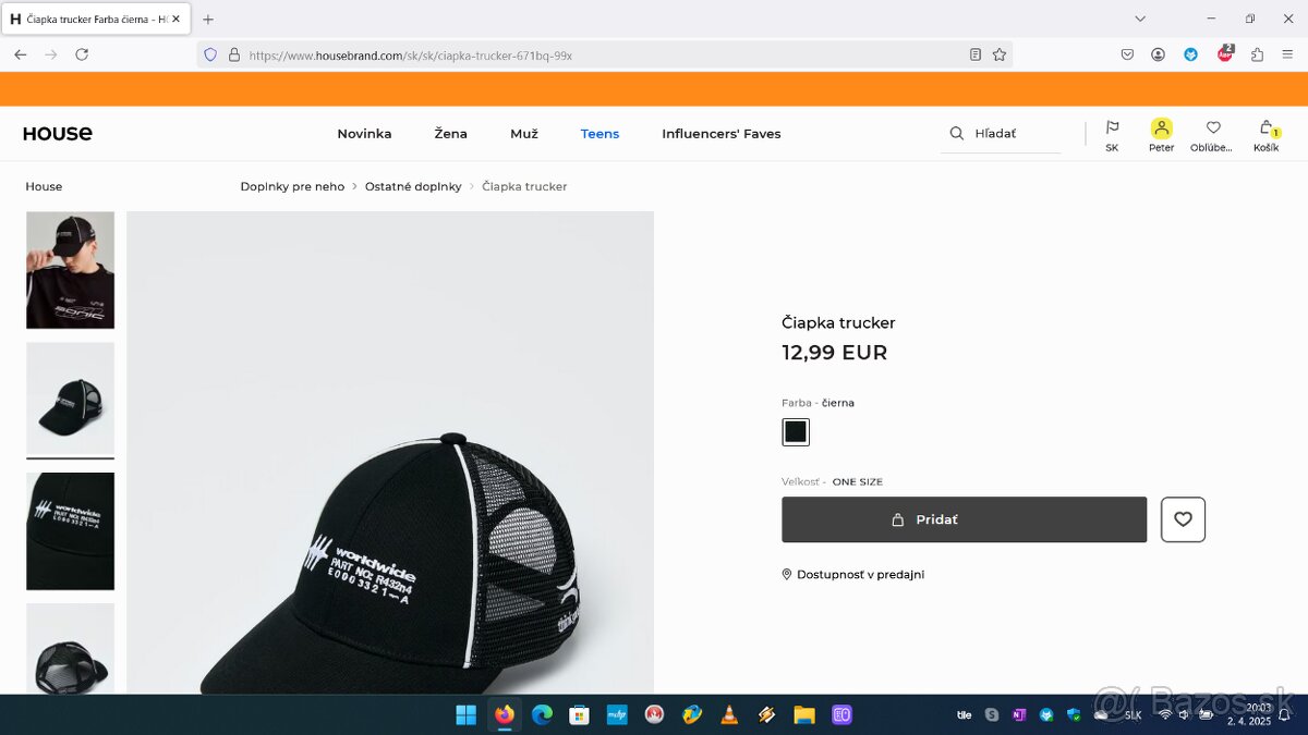 Šiltovka 2Pac, Cypress Hill, Jordan, Jurský Park, Worldwide - 19