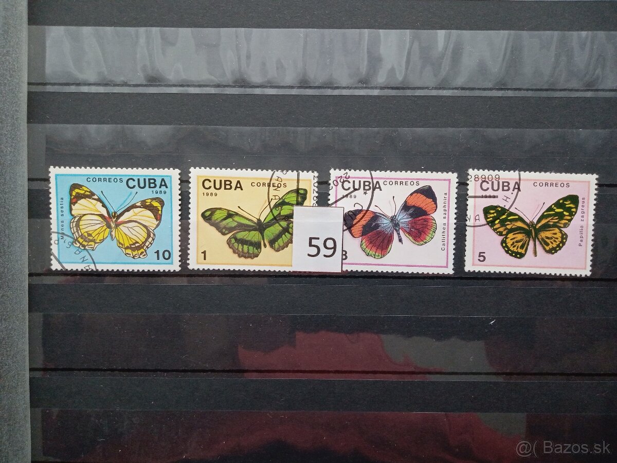 Poštové známky č.426 - FAUNA SVETA III. - 20 ks sérií - 19