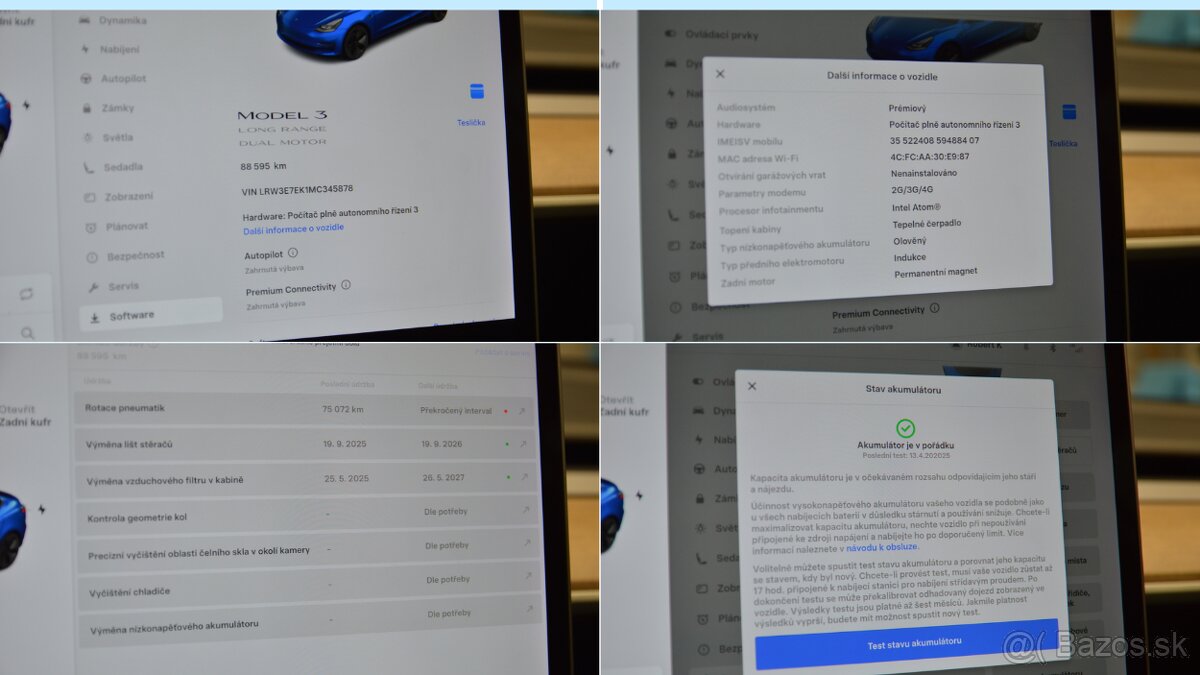 Tesla Model 3 LR ReFresh 4x4 366kw/82kWh NELAKOVANÉ - 19