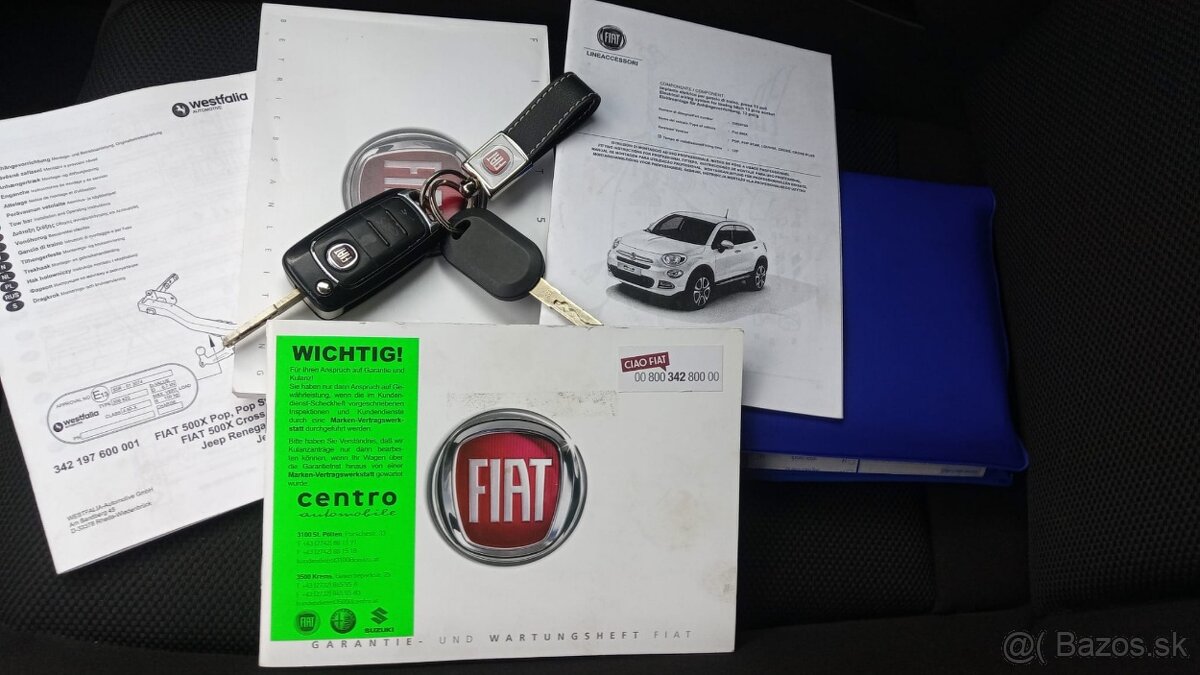 Fiat 500X 1,6E-Torg Plus,model 2016 - 19