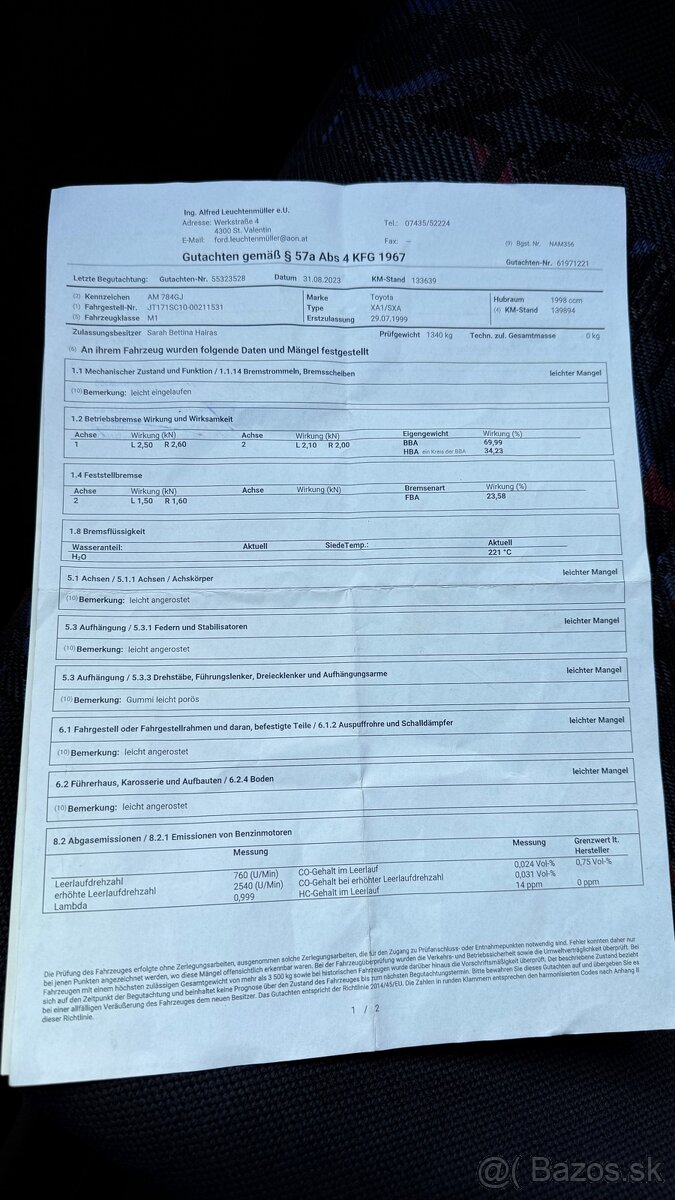 Toyota RAV4 2.0i 3D 2AB ABS A/C 4x4 - 19