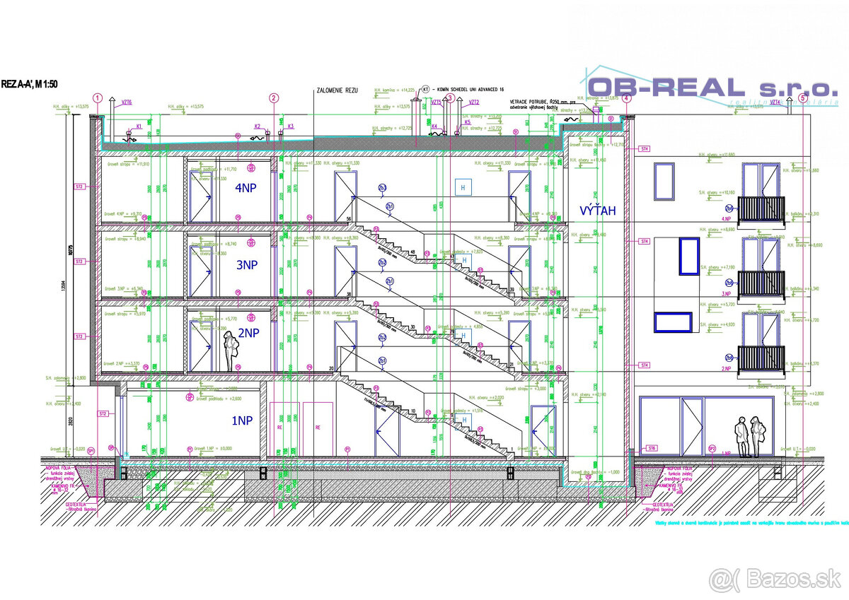 Predaj moderných 2izb bytov 55m2 v novostavbe v centre Sládk - 19