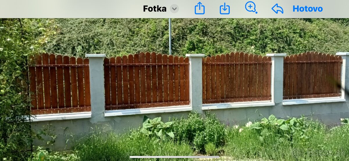 Plotovky drevo plot plotove dosky steky Skladom - 19