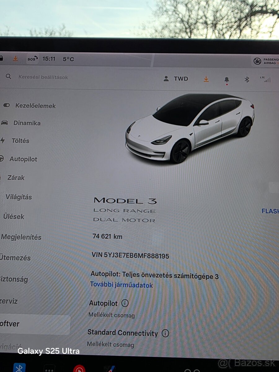 Tesla model 3 Long Range 366 kw Refresh model 2021 - 19